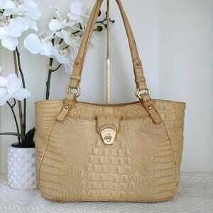 FINAL SALE! BRAHMIN "Collette" Beige Melbourne Shoulder Bag
